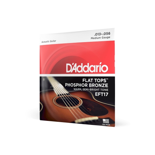 D′Addario EFT-17 Flat Top struny na akustickou kytaru