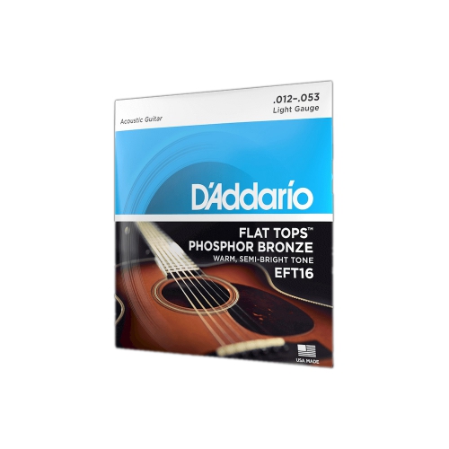 D′Addario EFT-16 Flat Top struny na akustickou kytaru