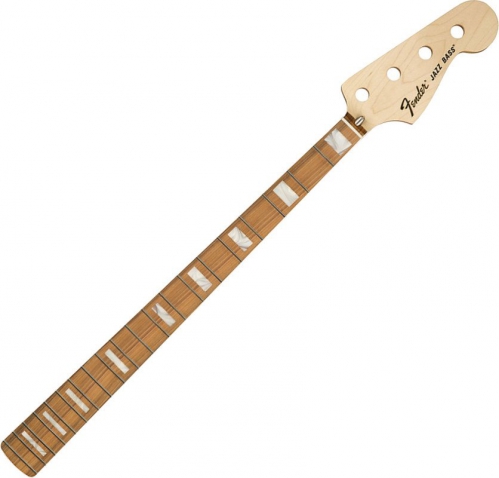 Fender Classic Series 70′S Jazz Bass Neck, 20 Medium Jumbo Frets, Block Inlay, Pau Ferro