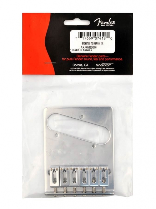 Fender Standard Series Telecaster Bridge Assembly, Chrome