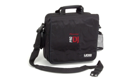 UDG Courier Bag Deluxe Black logo Pioneer