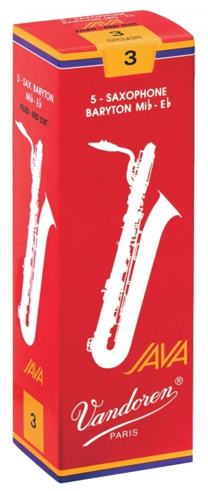 Vandoren sax baryton Java Filed Red 3