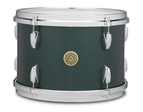 Gretsch Tom Tom Usa Broadkaster Satin Lacquer 14″ X 12″ Satin Cadillac Green Gretsch Tom Tom Usa Broadkaster Satin Lacquer 14″ X 12″ Satin Cadillac Green