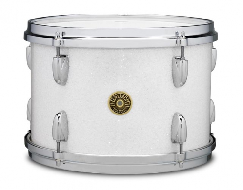 Gretsch Tom Tom Usa Broadkaster Nitron Wrap 15″ X 13″ White Glass