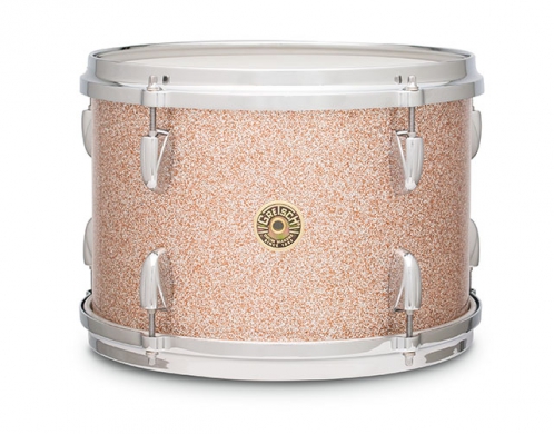 Gretsch Tom Tom Usa Broadkaster Nitron Wrap 15″ X 12″ Vintage Champagne Sparkle