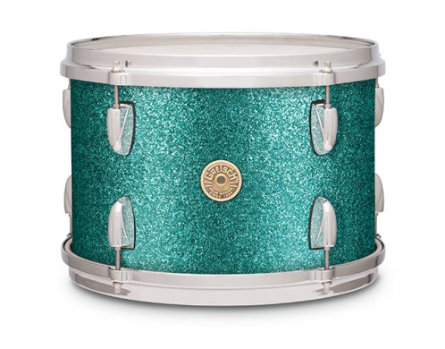 Gretsch Tom Tom Usa Broadkaster Nitron Wrap 15″ X 12″ Turquoise Sparkle