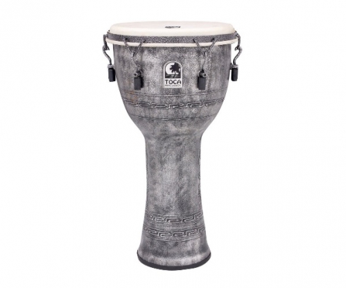 Toca (TO803283) Djembe Freestyle Mechanically Tuned Antique Silver
