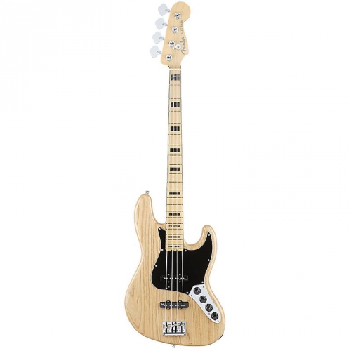 Fender American Elite Jazz Bass Ash, Maple Fingerboard, Natural