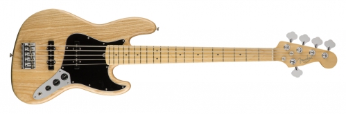 Fender American Pro Jazz Bass V, Ash, Maple Fingerboard, Natural
