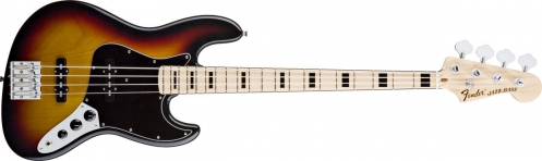 Fender Geddy Lee Jazz Bass Maple Fingerboard, 3-Color Sunburst