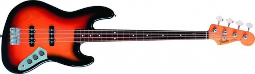 Fender Jaco Pastorius Jazz Bass Fretless, Pau Ferro Fingerboard, 3-Color Sunburst