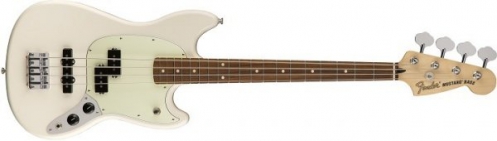 Fender Mustang Bass Pj, Pau Ferro Fingerboard, Olympic White