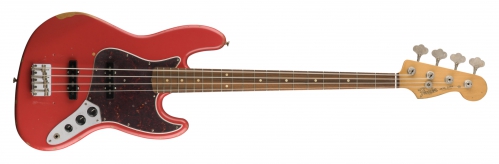 Fender Road Worn ′60s Jazz Bass Pau Ferro Fingerboard, Fiesta Red