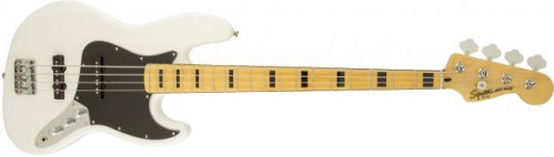Fender Squier Vintage Modified Jazz Bass ′70S Olympic White basov kytara