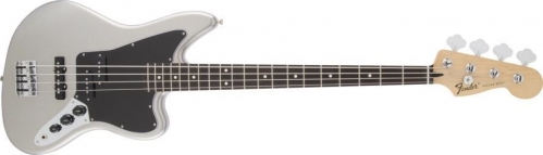 Fender Standard Jaguar Bass, Pau Ferro Fingerboard, Ghost Silver