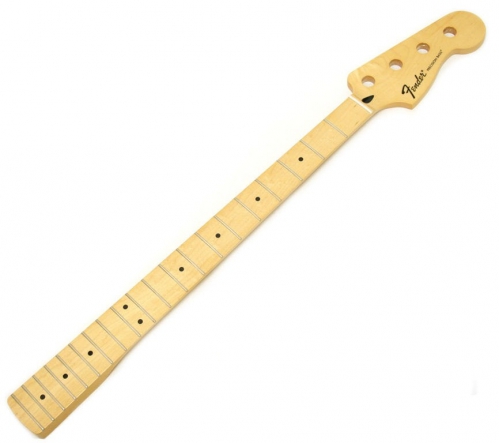 Fender Standard Series Precision Bass Neck, 20 Medium Jumbo Frets, Maple