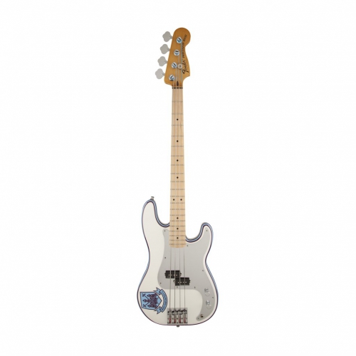 Fender Steve Harris Precision Bass Maple Fingerboard, Olympic White