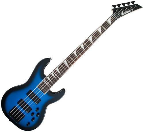 Jackson Js Series Concert Bass Js3v, Rosewood Fingerboard, Metallic Blue Burst Jackson Js Series Concert Bass Js3v, Rosewood Fingerboard, Metallic Blue Burst
