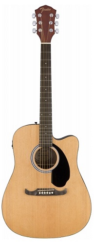 Fender FA-125CE Dreadnought Natural WN elektroakustick kytara