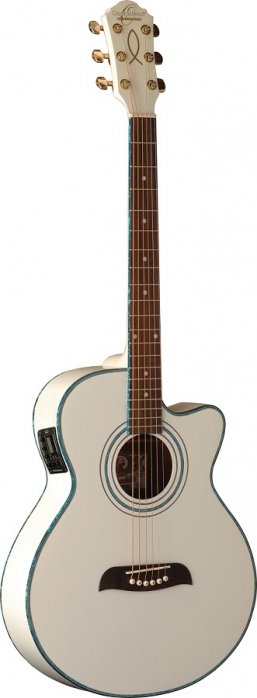 Washburn OG10CE-WH elektricko-akustick kytara