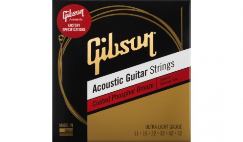 Gibson SAG-CPB11 Coated Phosphor Bronze 11-52