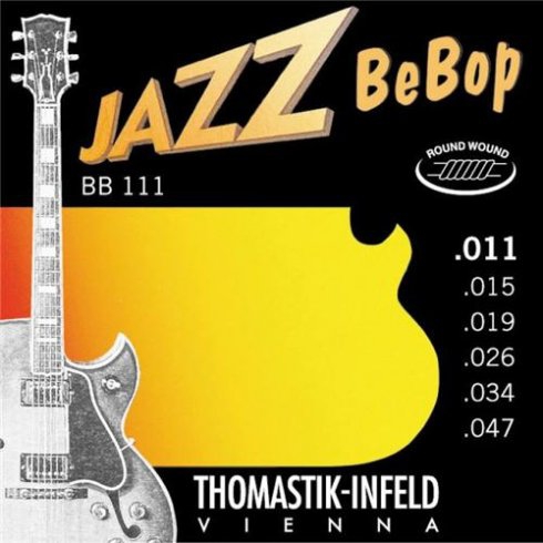 Thomastik BB111 Jazz BeBop Series Nickel Round Wound struny elektrick kytary