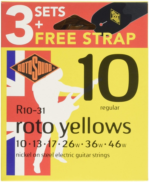 Rotosound R-10 Roto Yellows struny na elektrickou kytaru