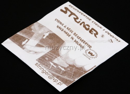 Stringer string belt cleaner, brown
