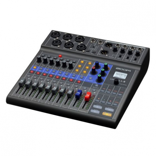 Zoom L-8 LiveTrak zvukov rozhran, mixr, rekordr