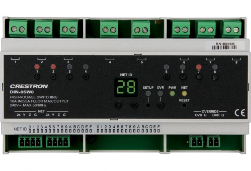 Crestron DIN 8SW8