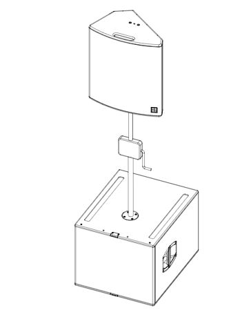 D&B Audiotechnik mount 20mm