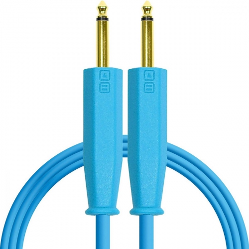DJ TECHTOOLS Chroma Cabels kabel audio jack-jack 6,3mm 1,5m (niebieski)