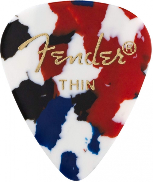 Fender 351 Shape Premium, Thin, Confetti