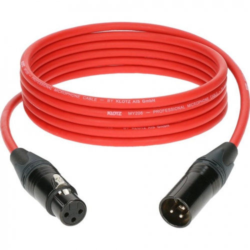 Klotz przew�d mikrofonowy 1m czerwony