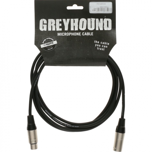Klotz przewd mikrofonowy XLRf / XLRm 10m seria Greyhound