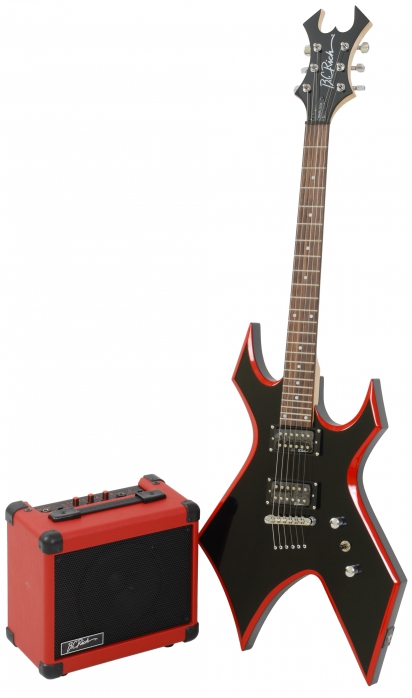 BC Rich Red Bevel Pack elektrick kytara