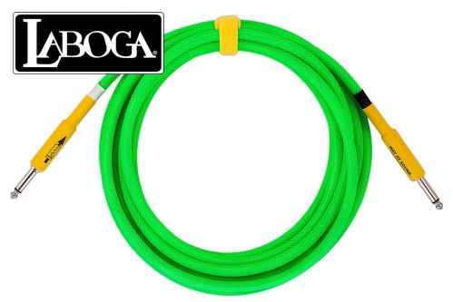 Laboga Way of Sound Green Neon 4m P-P Laboga Way of Sound Green Neon 4m P-P
