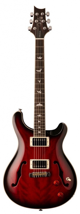 PRS SE Hollowbody Standard Fire Red Burst
