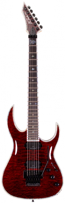 BC Rich Shredzilla Prophecy Exotic Archtop Floyd Rose Quilted Maple Top Black Cherry