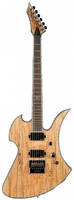 BC Rich Mockingbird Extreme Exotic Evertune Spalted Maple Top Natural Transparent