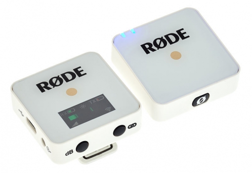 Rode Wireless GO WHITE 2-kanlov mikrofonn bezdrtov systm