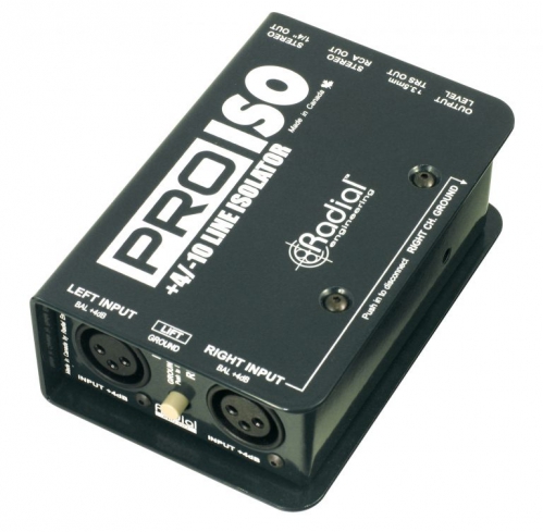 Radial Pro Iso Stereo Line Isolator