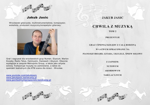 J. Jasic ″Chwila z muzyk Tom 1 nuty na keyboard, ukulele, gitar″ Hudebn kniha