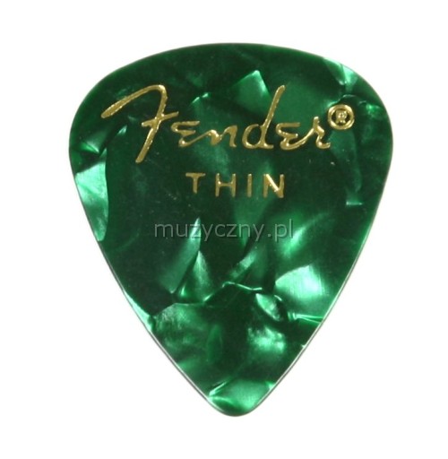 Fender Green Moto thin kytarové trsátko Fender Green Moto thin kytarové trsátko
