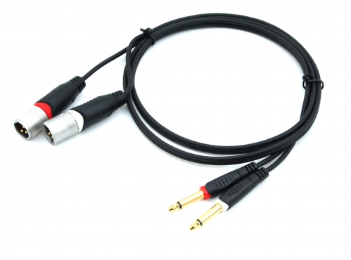 Procab REF708 2xXLRm-2xjack 1,5m Procab REF708 2xXLRm-2xjack 1,5m