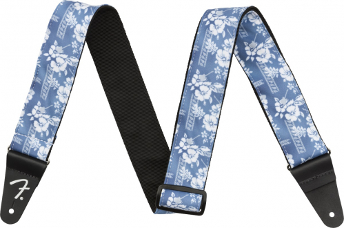 Fender 2″ Hawaiian Strap, Blue Floral