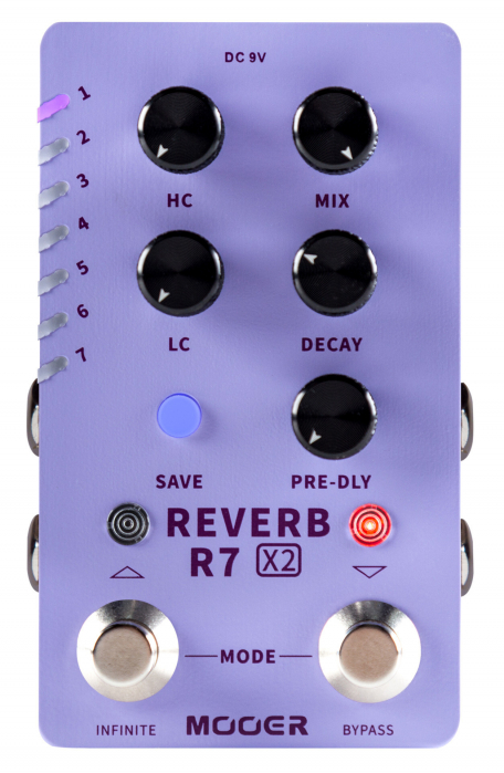 Mooer R7 X2 Digital Stereo Reverb