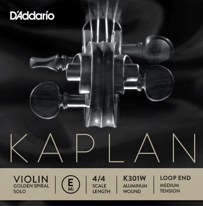 D′Addario Kaplan Golden Spiral Solo K301W struna na housle