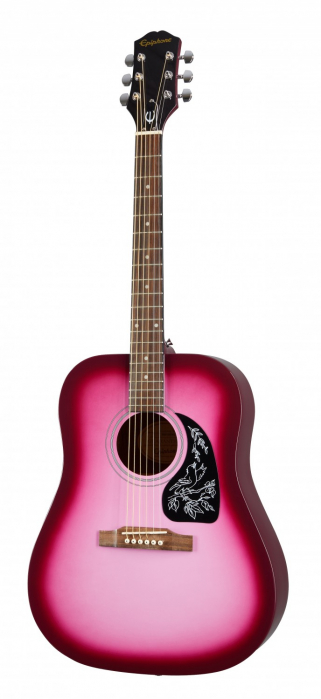 Epiphone Starling Square Shoulder Hot Pink Pearl