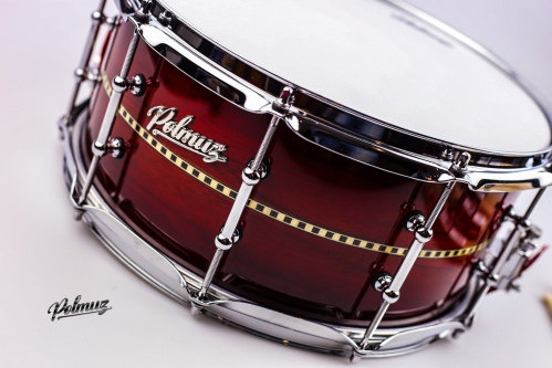 Polmuz Walnut Snare 14x6,5″ Red